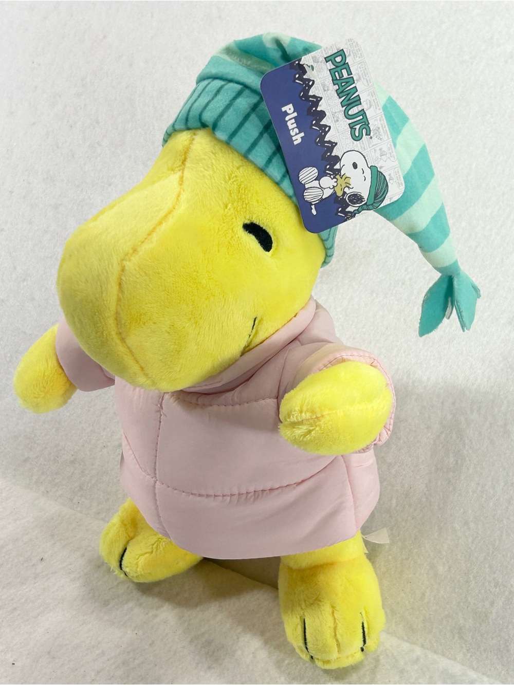 Peanuts Woodstock Pink Puffer Jacket Plush 2024 Ruz Snoopy NWT Holiday